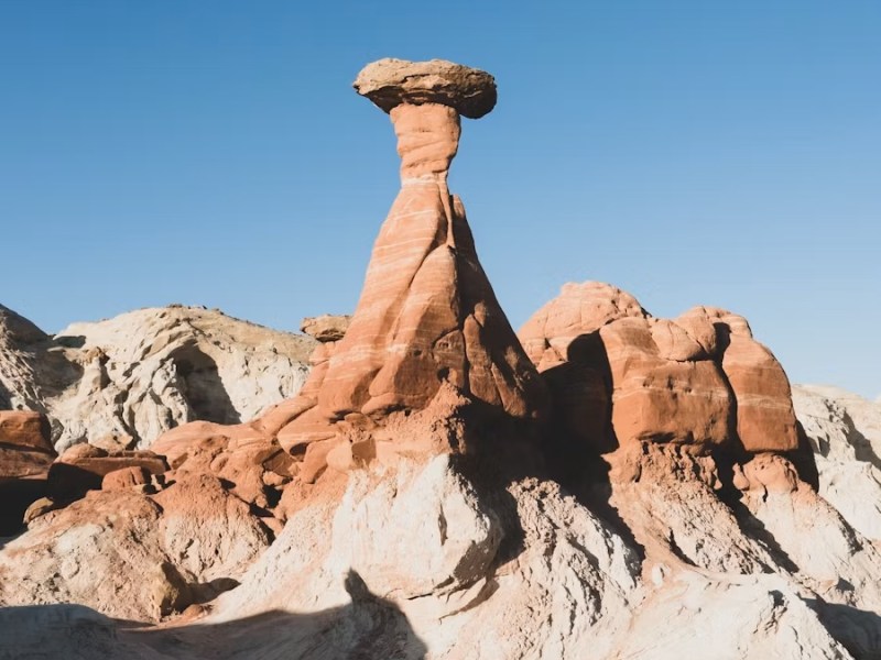 Toadstool Hoodoos Trail in Grand Staircase-Escalante National Monument, in Southern&nbsp;Utah